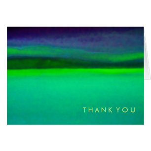AURORA BOREALIS Folded Thank You Card