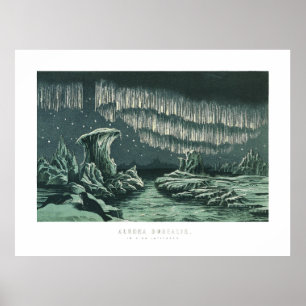 Aurora Borealis , High Latitudes 1891 Poster