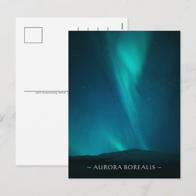 Aurora Borealis Holiday Postcard (Front/Back)