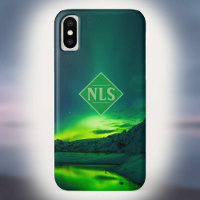 Aurora Borealis in the Night Sky. Northern Lights