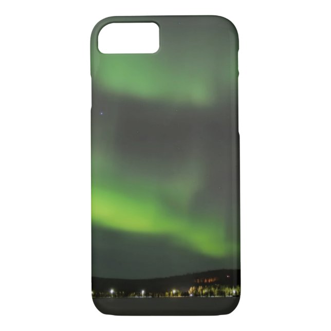 Aurora borealis in the sky iPhone 7 case (Back)