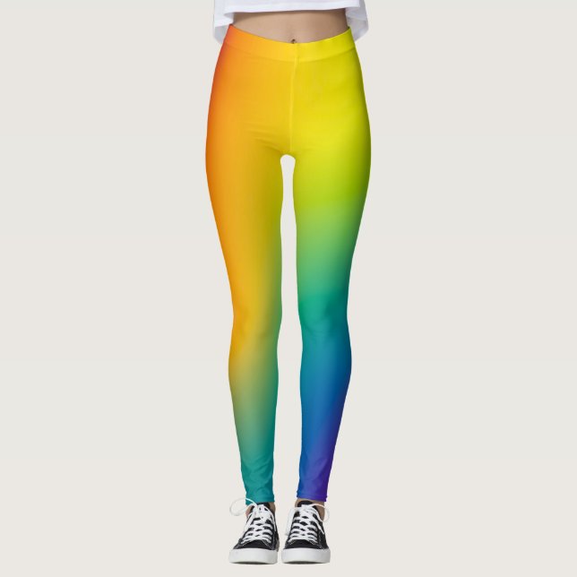 Aurora borealis leggings (Front)