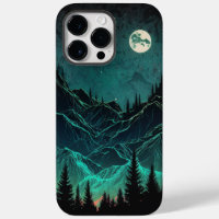 Aurora Borealis Mountains iPhone Case