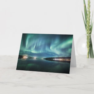 Aurora Borealis Nature Photo Card