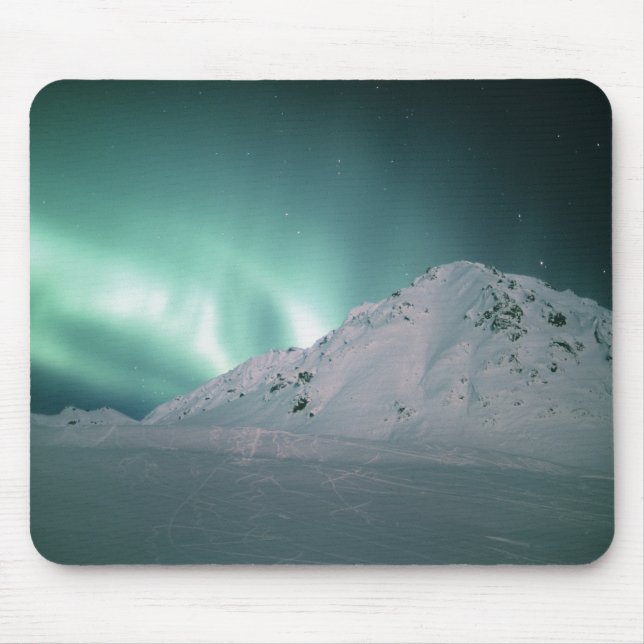 Aurora Borealis, near Palmer, January 17/18, Mouse Mat (Front)