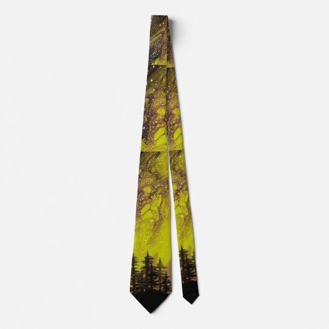 Aurora Borealis Neck Tie (Front)