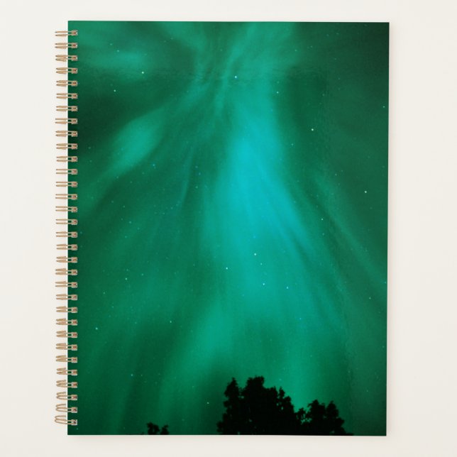 Aurora Borealis Nighttime | Ontario, Canada Planner (Front)