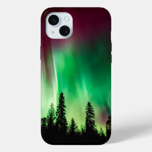 Aurora borealis northern lights iPhone 15 mini case