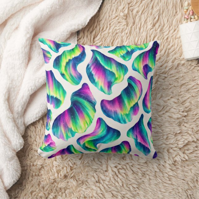 Aurora Borealis Northern Lights Cushion (Blanket)