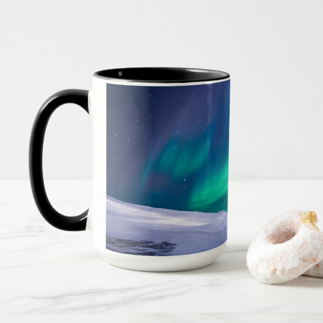 Aurora Borealis Northern Lights Destiny Destiny's Mug (With Donut)