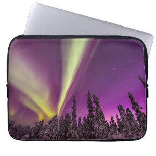 Aurora Borealis Northern Lights Fairbanks Alaska Laptop Sleeve