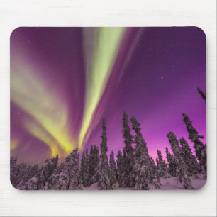 Aurora Borealis Northern Lights Fairbanks Alaska Mouse Mat