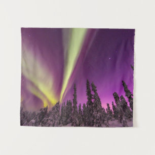 Aurora Borealis Northern Lights Fairbanks Alaska Tapestry