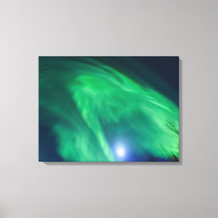 Aurora Borealis Northern Lights Fairbanks Canvas Print