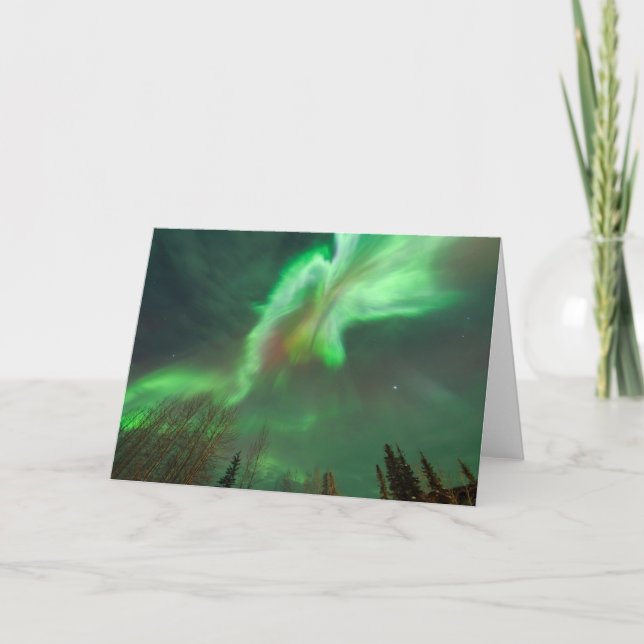 Aurora Borealis Northern Lights | Fairbanks Card (Front)