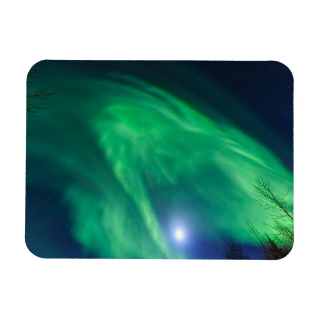 Aurora Borealis Northern Lights | Fairbanks Magnet (Horizontal)
