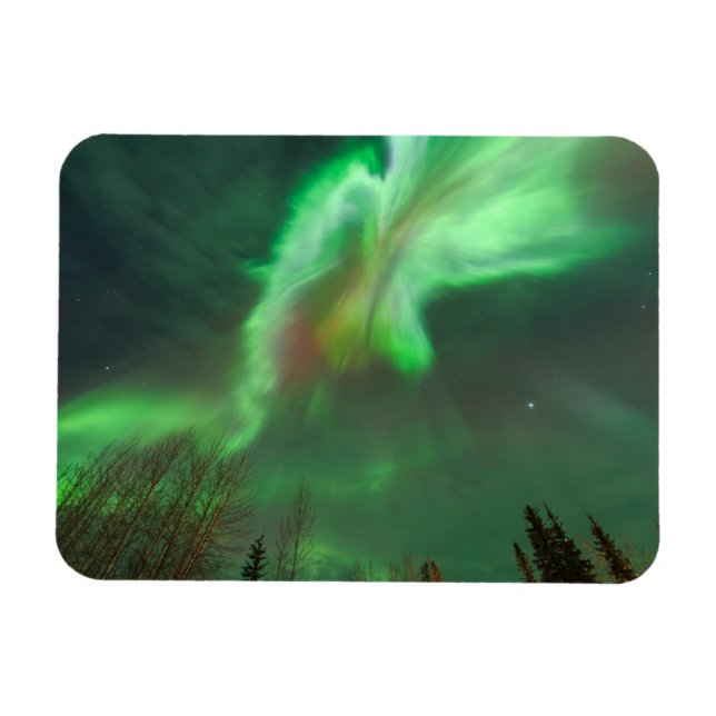 Aurora Borealis Northern Lights | Fairbanks Magnet (Horizontal)