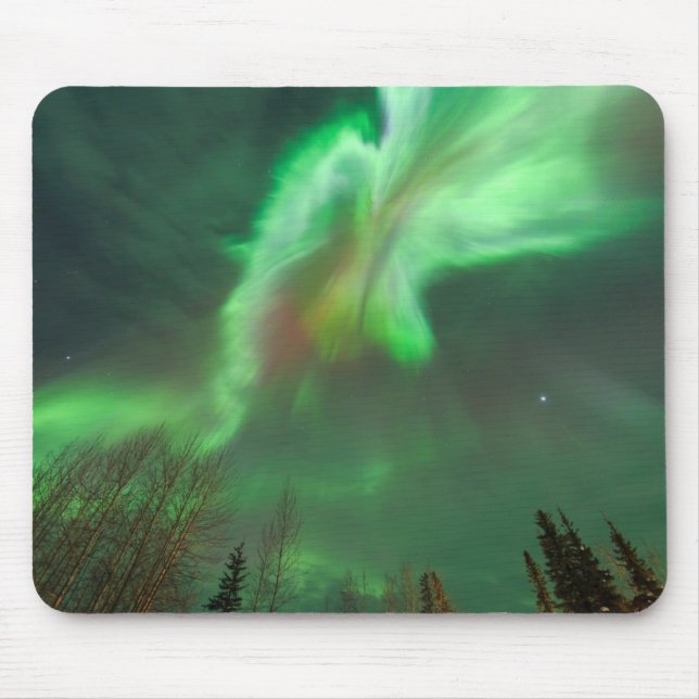 Aurora Borealis Northern Lights | Fairbanks Mouse Mat (Front)