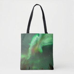 Aurora Borealis Northern Lights   Fairbanks Tote Bag