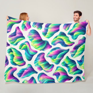 Aurora Borealis Northern Lights Fleece Blanket
