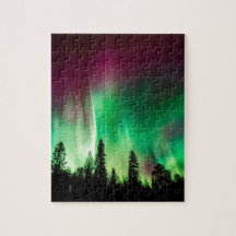 Aurora borealis northern lights
