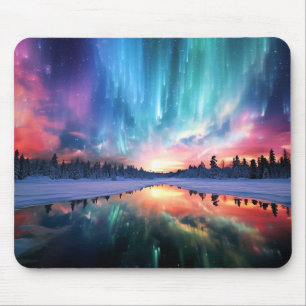 Aurora Borealis, Northern Lights, Mouse Mat