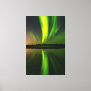Aurora Borealis Northern lights Norway Canvas Print