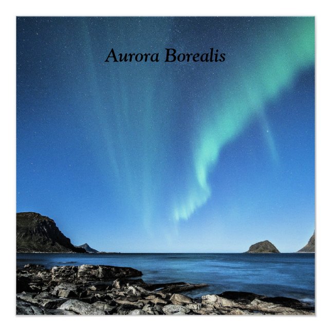 Aurora Borealis, Northern Lights Poster (Front)