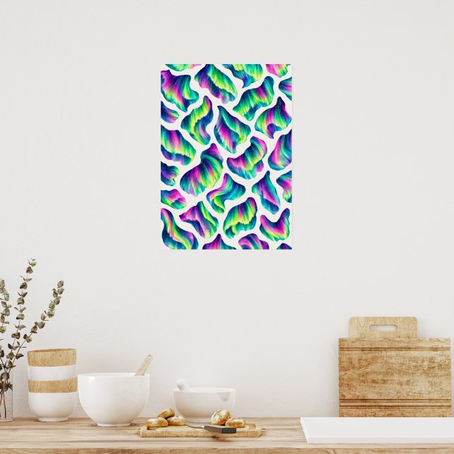 Aurora Borealis Northern Lights Poster (Kitchen)