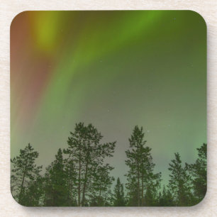 Aurora Borealis Northern Lights Skies Glow Sparkle Coaster
