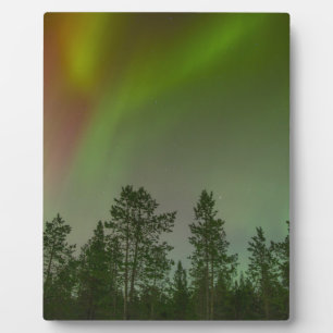 Aurora Borealis Northern Lights Skies Glow Sparkle Plaque
