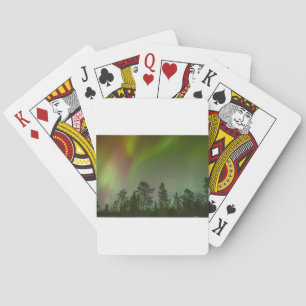 Aurora Borealis Northern Lights Skies Glow Sparkle Playing Cards