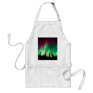 Aurora borealis northern lights standard apron