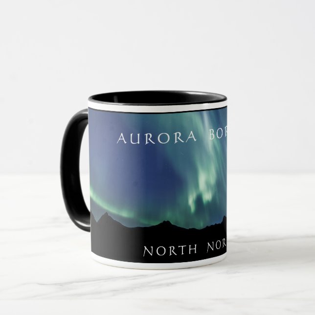 Aurora Borealis Norway Mug (Front Left)