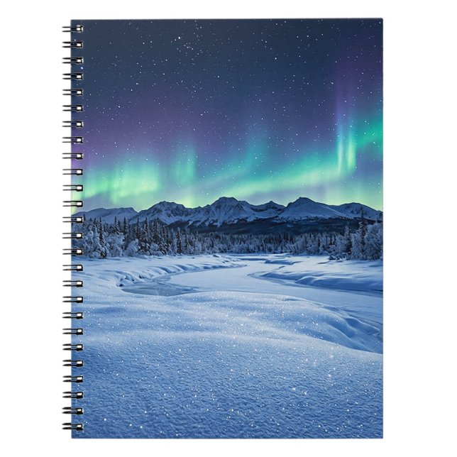 Aurora Borealis Notebook (Front)