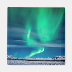 Aurora Borealis over Mosfellsheiði Magnet