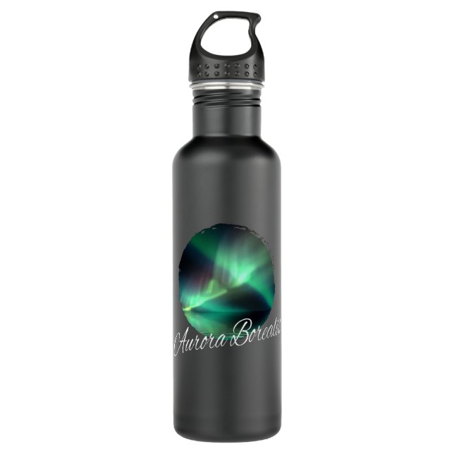 Aurora Borealis Polar Lights 710 Ml Water Bottle (Front)