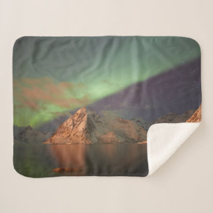 Aurora Borealis, Polar Lights Sherpa Blanket