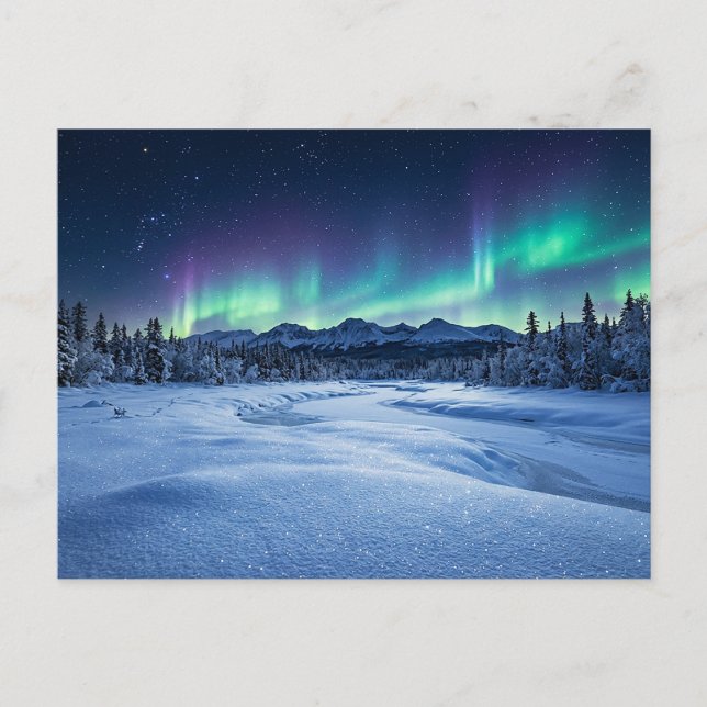 Aurora Borealis Postcard (Front)
