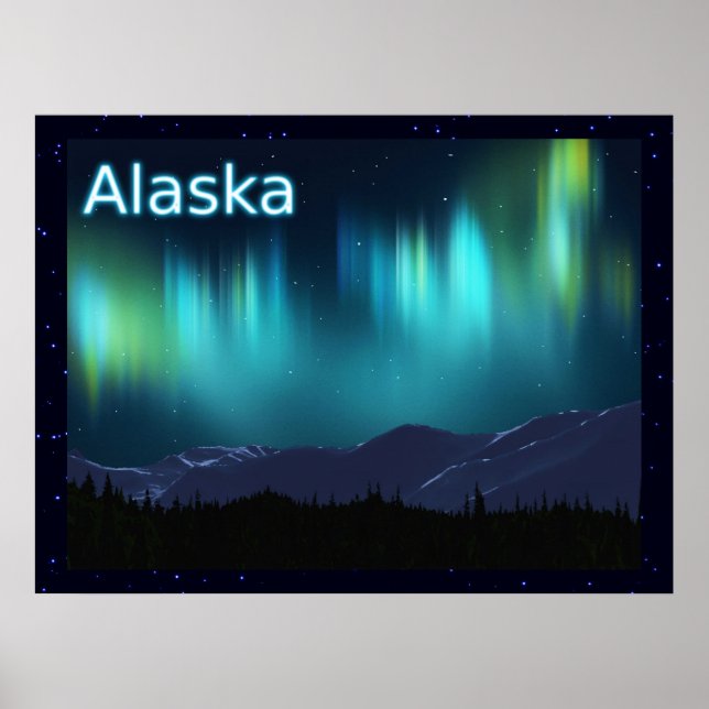 Aurora Borealis Poster (Front)