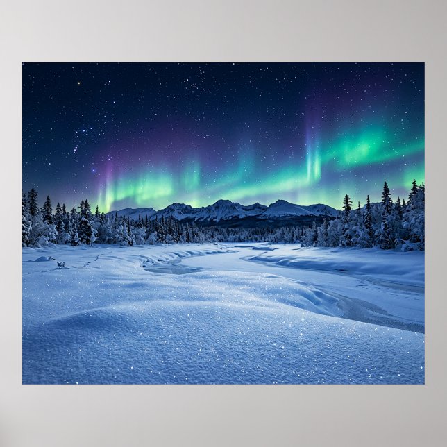 Aurora Borealis Poster (Front)