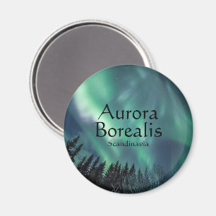 Aurora Borealis Scandinavia Magnet