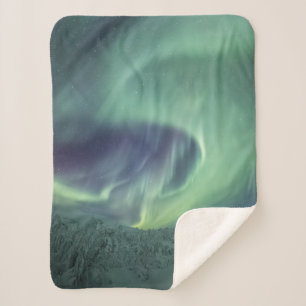 Aurora Borealis Sherpa Blanket