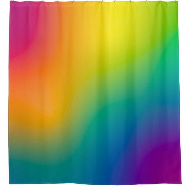 Aurora borealis shower curtain (Front)