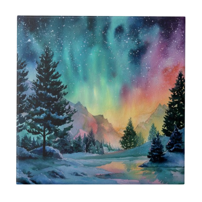 Aurora Borealis Tile (Front)
