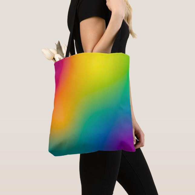 Aurora borealis tote bag (Close Up)