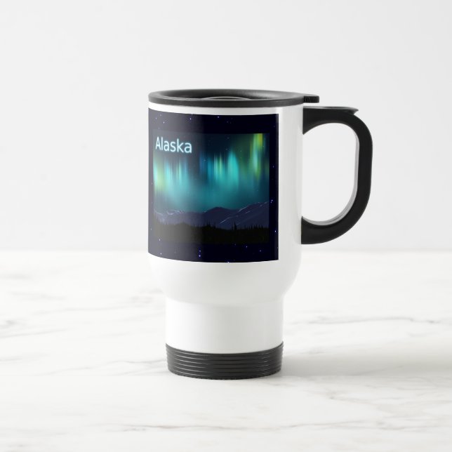Aurora Borealis Travel Mug (Right)