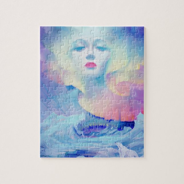 Aurora by Clive Henry Blue Jigsaw Puzzle (Vertical)