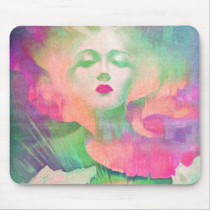 Aurora by Clive Henry colourful pink Mouse Mat
