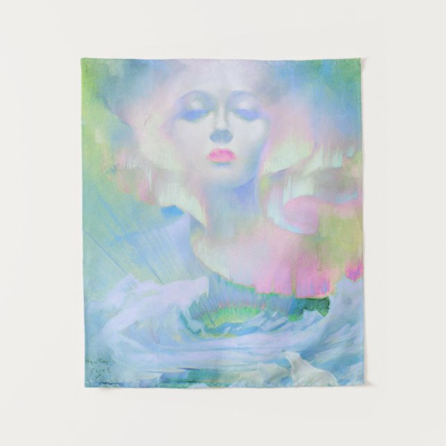 Aurora by Clive Henry pastel light Tapestry (Front)